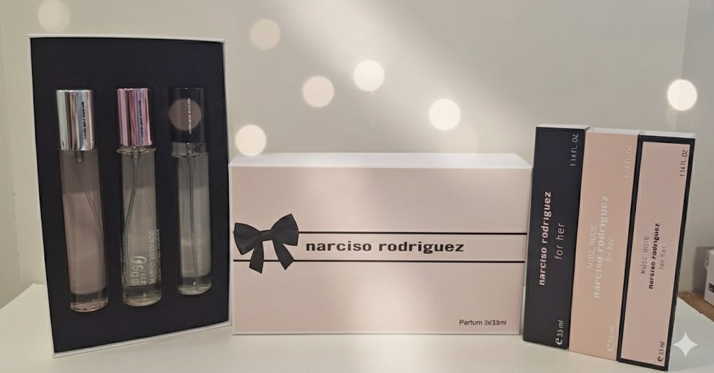 🌸 Coffret Narciso Rodriguez – Parfum 3x33 ml  🌸