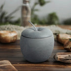 Brûle-Parfum Pomme d’Amour en Céramique – Parfum d’Ambiance 🍎🕯️