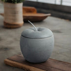 Brûle-Parfum Pomme d’Amour en Céramique – Parfum d’Ambiance 🍎🕯️