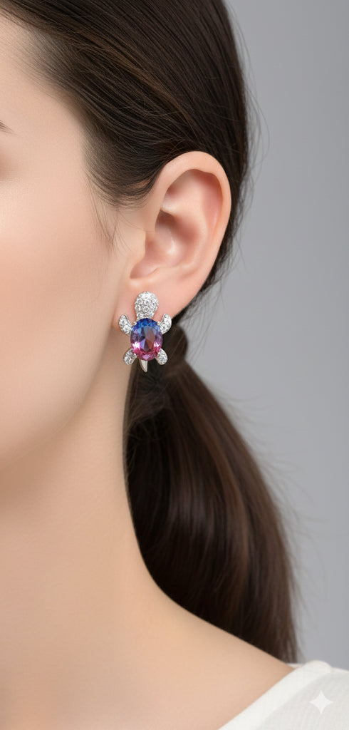 🌊 Tortues d’oreille – Bijoux qui avancent lentement mais brillent vite ✨