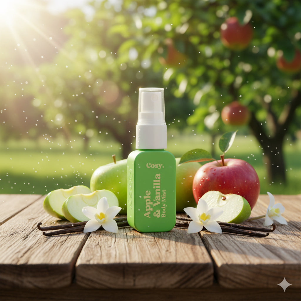 🍏 Brume Corporelle Pomme & Vanille – Cosy Verger