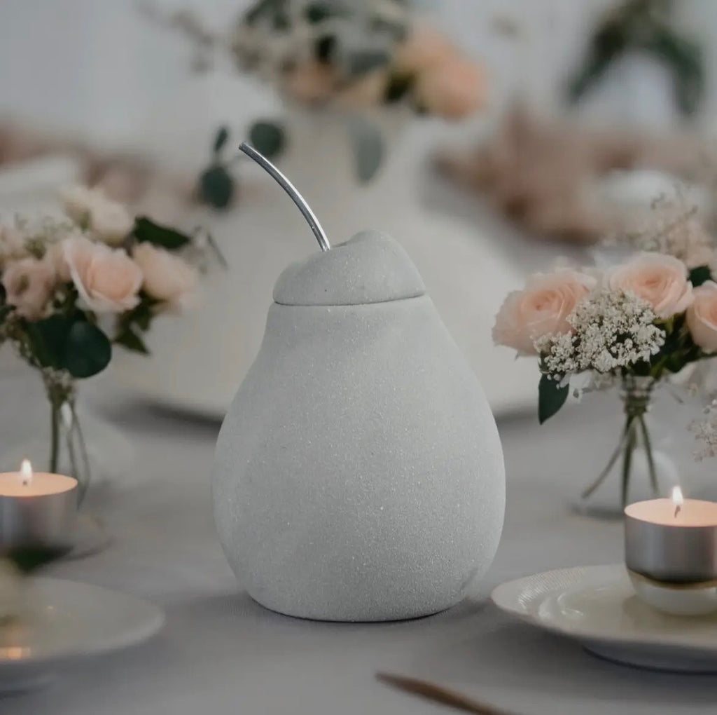 Brûle-Parfum Poire Belle Hélène – Fondant & Cire Parfumée 🍐🕯️