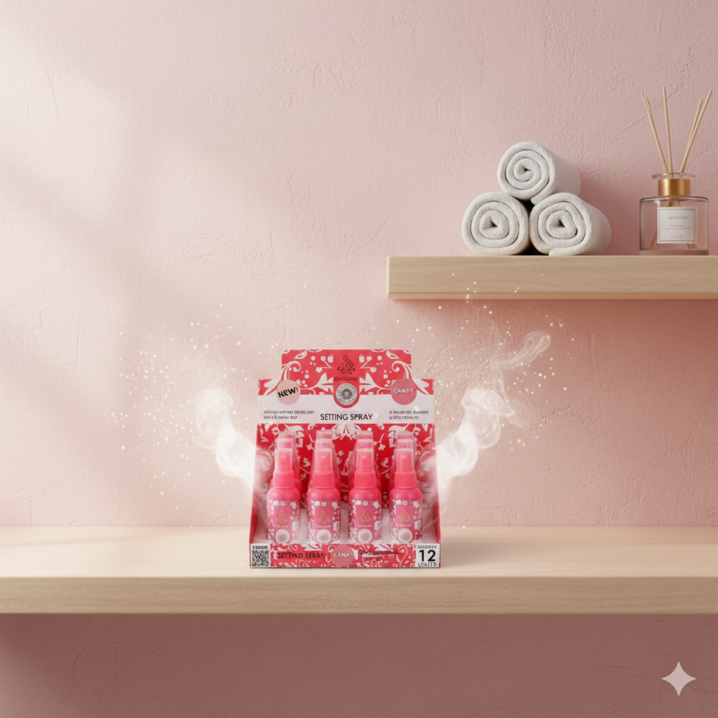 🍬 Spray fixateur de maquillage parfum gourmand