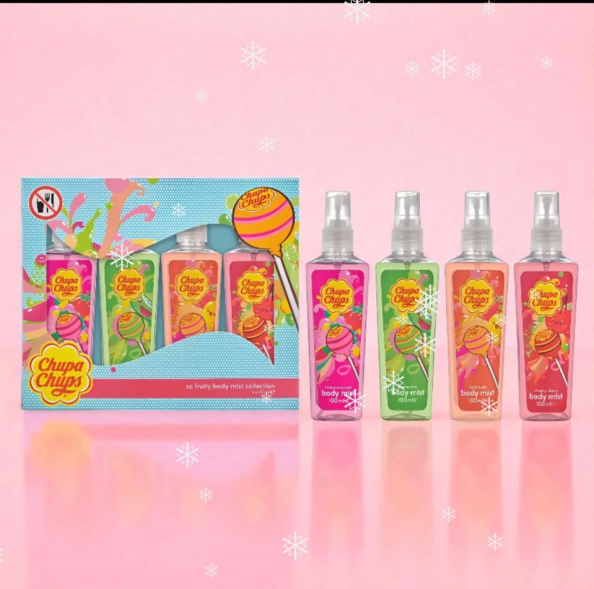 ✨ Coffret Chupa Chups – Lot de 4 Brumes Gourmandes ✨