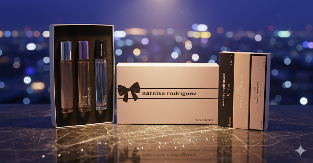 🌸 Coffret Narciso Rodriguez – Parfum 3x33 ml  🌸
