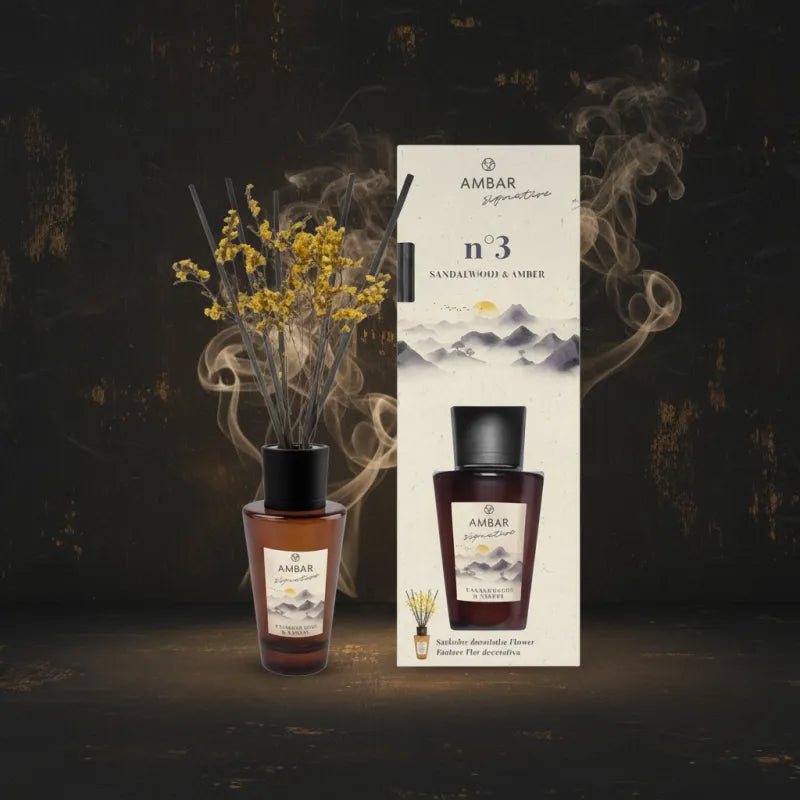 N°3 Sandalwood & Amber – Diffuseur Mystique et Envoûtant
