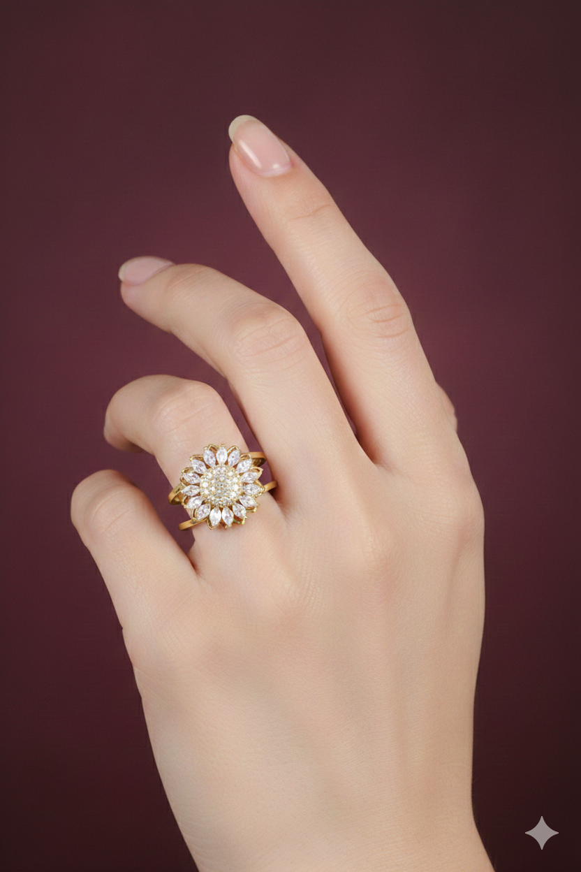 Bague Cherry – Anti-stress Dorée ou Argentée ✨