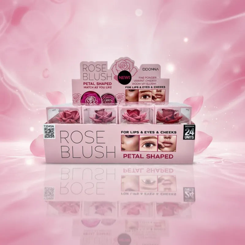 🌹 Blush Pétale de Rose 3D – D'Donna Beauty