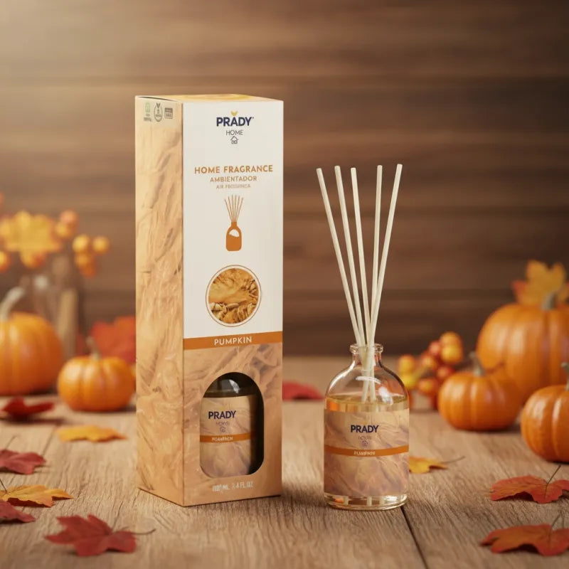 🎃 Diffuseur à Bâtonnets Pumpkin – PRADY HOME 100 ml