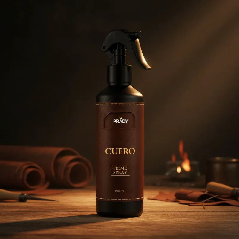 🕯️ Spray d’Ambiance Cuir Élégant – PRADY 220 ml